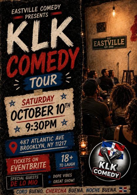 KLK Comedy Tour — event poster