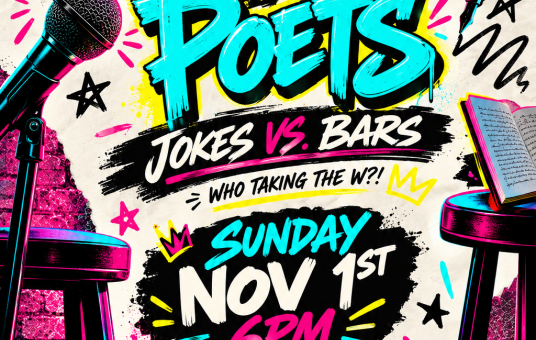Comedy V.S Poetry Night! — event thumbnail