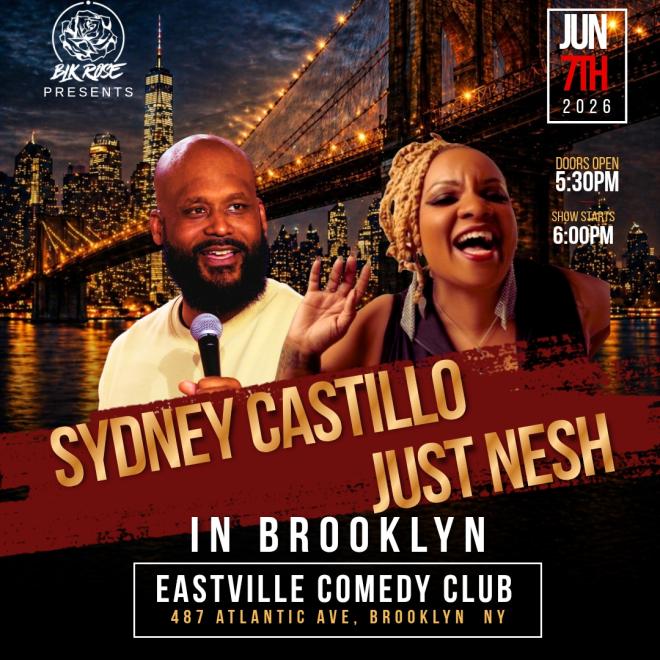 Blkrose Productions Presents: Isiah Kelly, Sydney Castillo, Just Nesh Hosted By Sinck — event poster