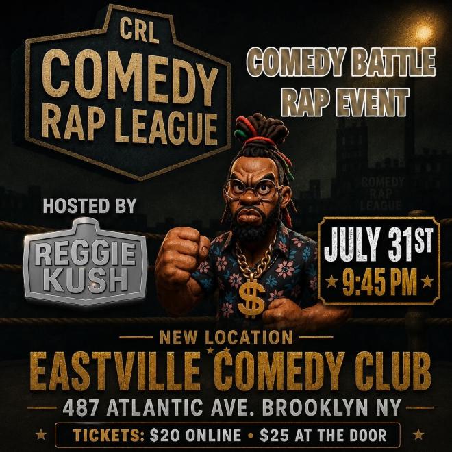 CRL Comedy Rap League — event poster