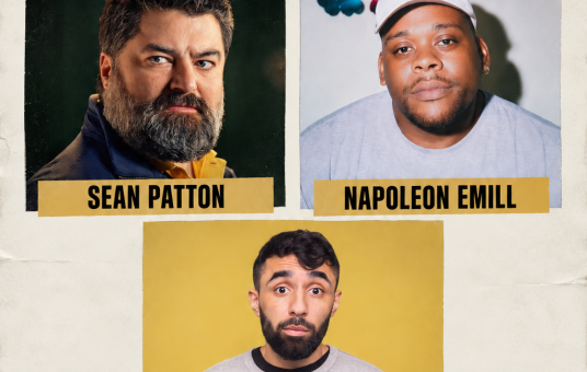 Friday Primetime Comedy Featuring Sean Patton & Napoleon Emil Hosted by Kevin Casey White — event thumbnail