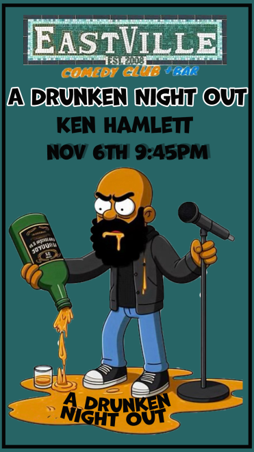A Drunken Night Out — event poster