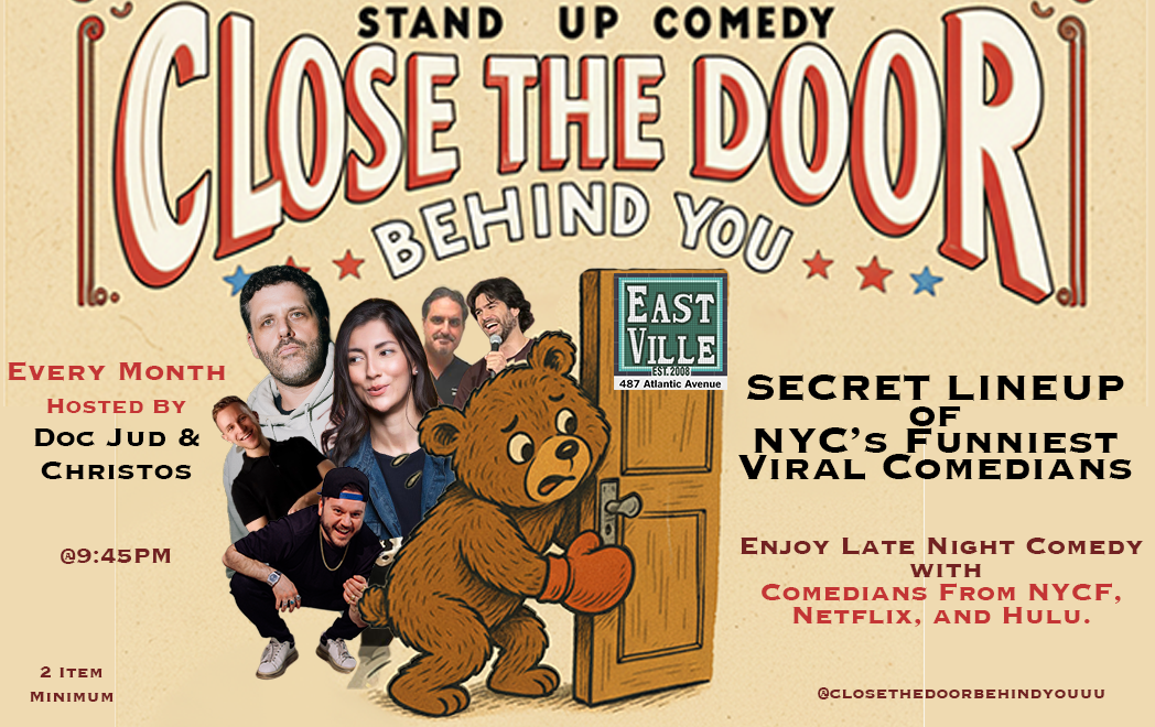Close the Door Behind You - Every Last Saturday — event poster