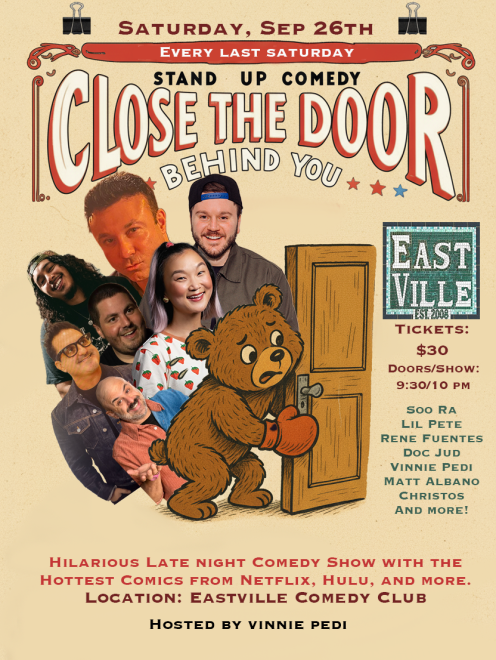 Close The Door Behind You — event poster