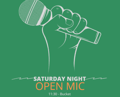 Saturday Night Late Night Open Mic