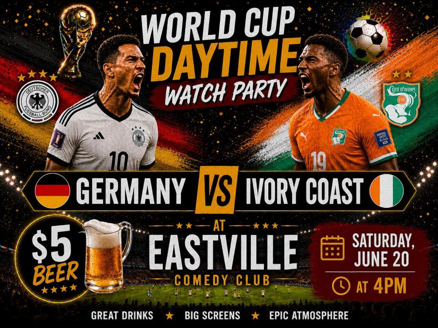 Germany vs. Ivory Coast - World Cup - All You can Drink!