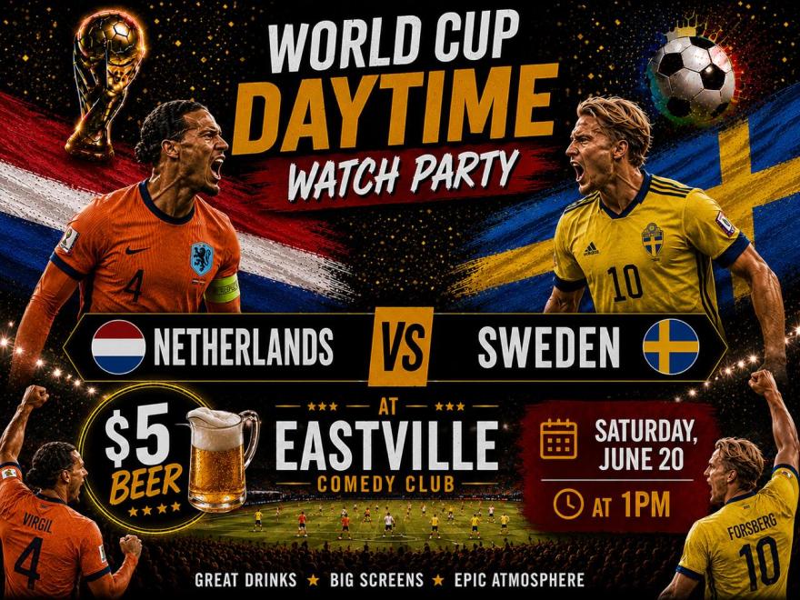 Netherlands vs. Sweden - World Cup - All You can Drink!
