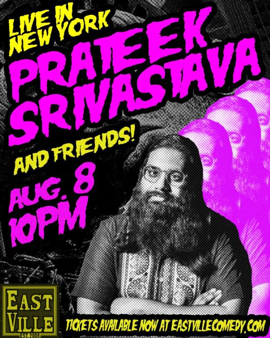 Prateek Srivastava & Friends — event poster
