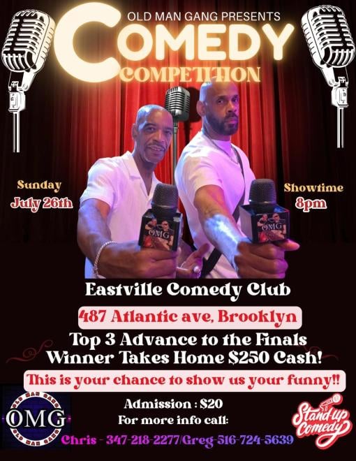 Old Man Gang Presents - Comedy Competition  — event poster