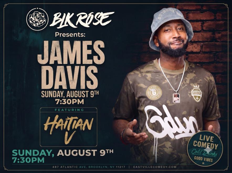 Blk Rose Presents: James Davis in Brooklyn! — event poster