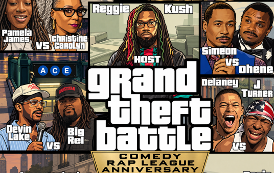 Reggie Kush Presents Comedy Rap League Anniversary Show — event thumbnail