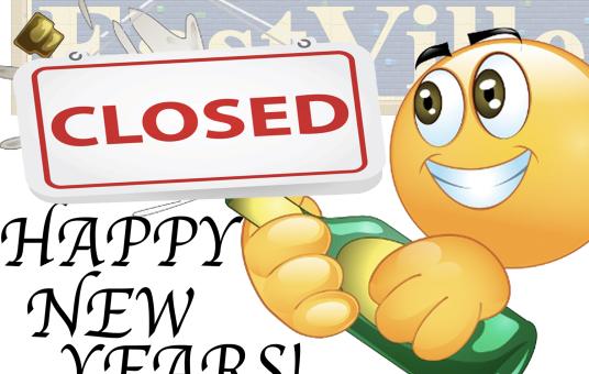 CLOSED - Happy New Year!