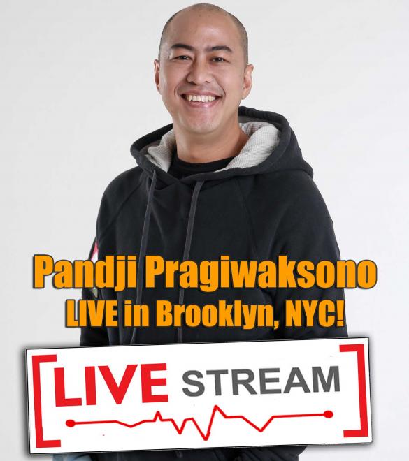 Pandji Pragiwaksono performs LIVE in Brooklyn, NYC! (VIRTUAL SHOW)