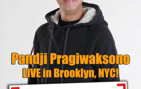 Pandji Pragiwaksono performs LIVE in Brooklyn, NYC! (VIRTUAL SHOW)