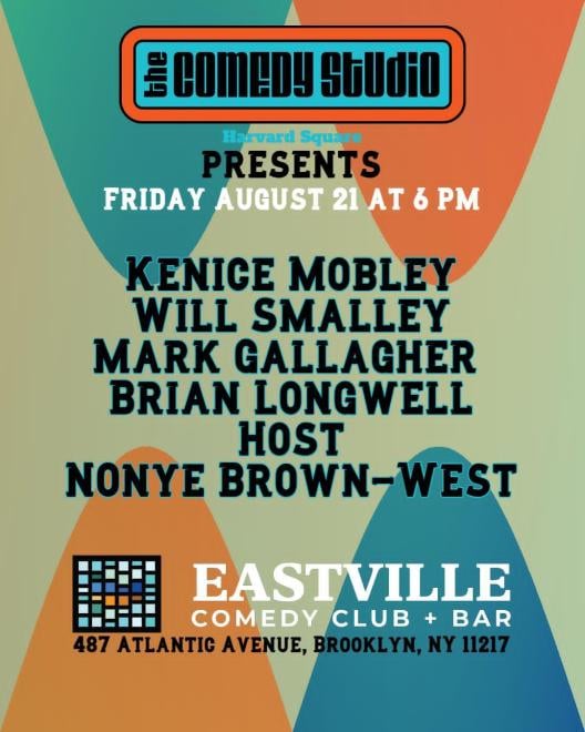 Harvard Square Presents - Comedy Studio — event poster