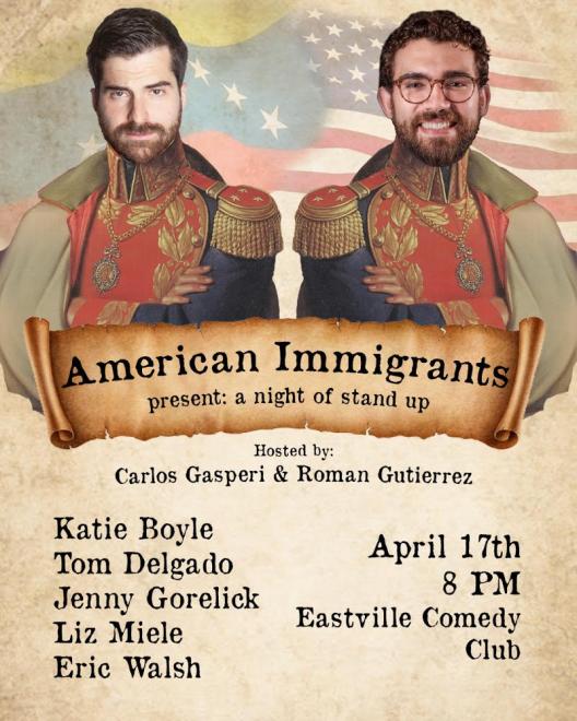 The American Immigrants present a night of stand-up!