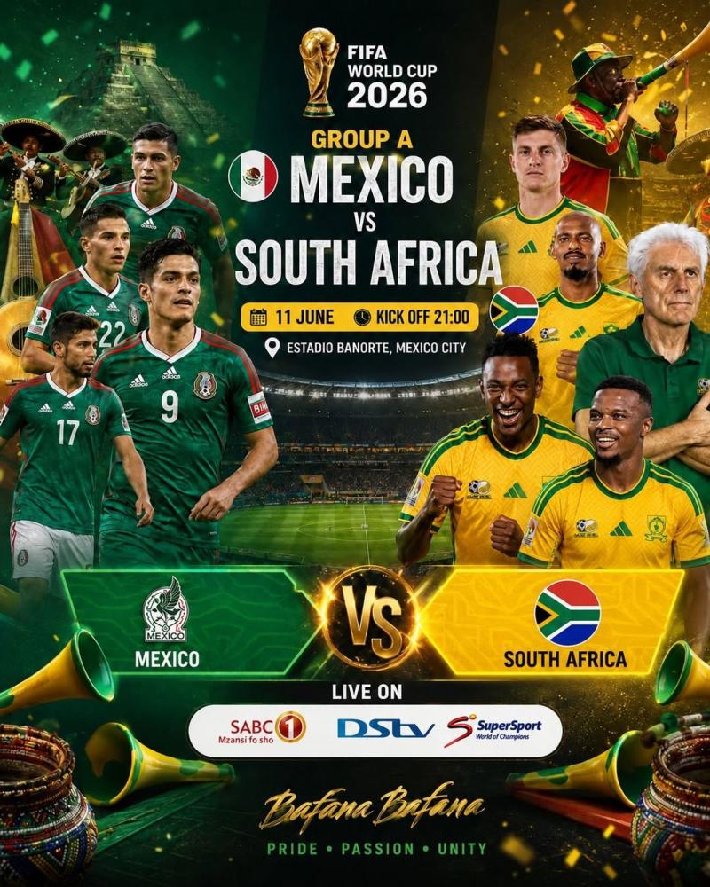 Mexico vs. South Africa - World Cup - All You can Drink! — show poster
